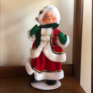 9” Harlequin Mrs. Santa